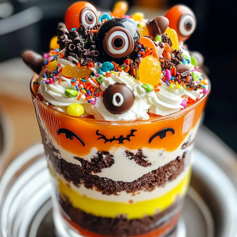 Halloween trifle
