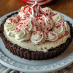 No-Bake Peppermint Cheesecake Pie