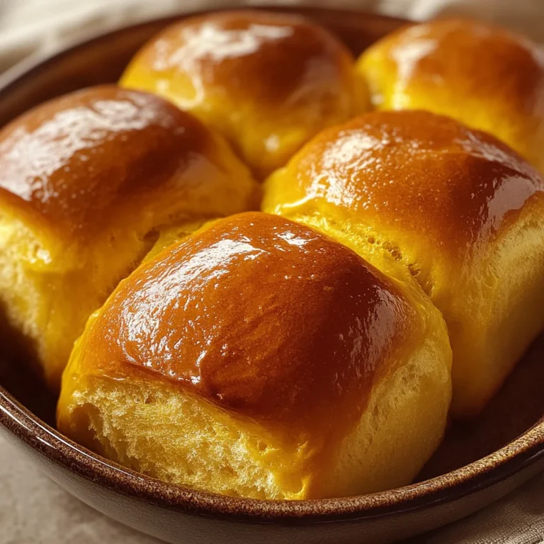 Pumpkin Yeast Rolls