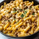 Stovetop Creamy Ground Beef Pasta