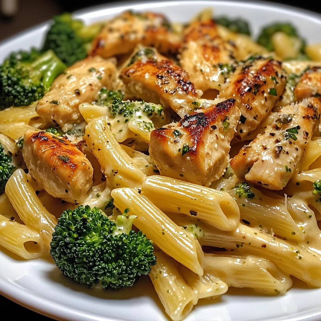Creamy Chicken and Broccoli Penne